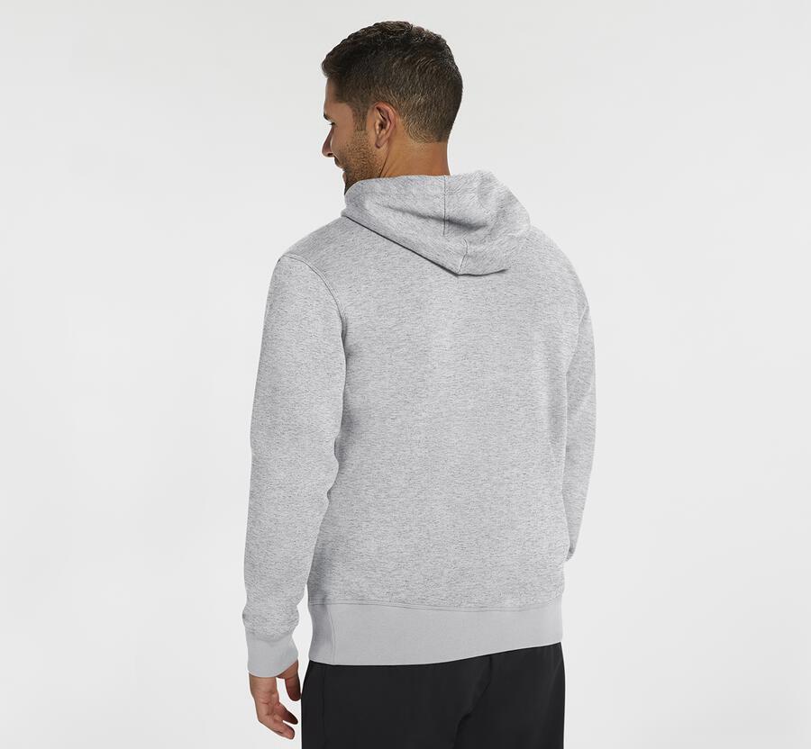 Hoka One One Mens Hoodie - Performance - Grey - LMIZ21586